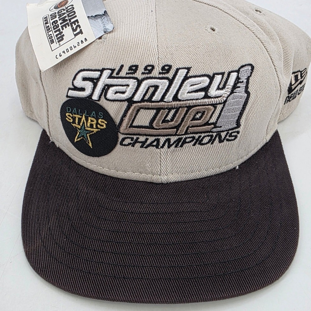 VINTAGE 1999 DALLAS STARS STANLEY CUP CHAMPIONS HAT NEW ERA NHL SNAPBACK FLAT